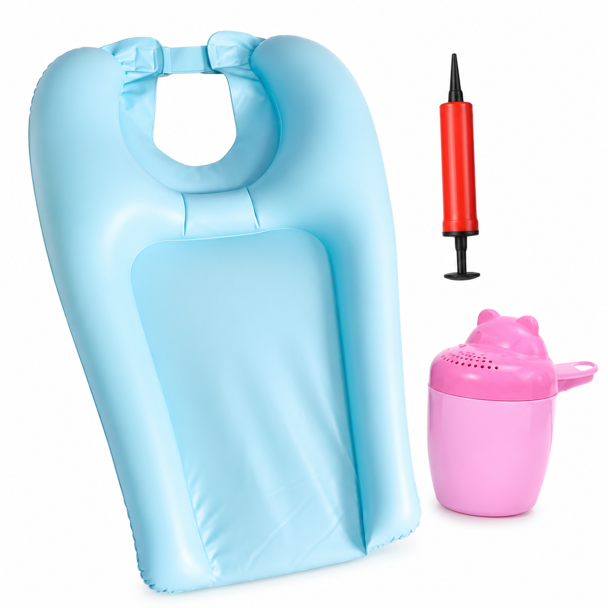 Foldable Inflatable Shampoo Pillow For Home Use