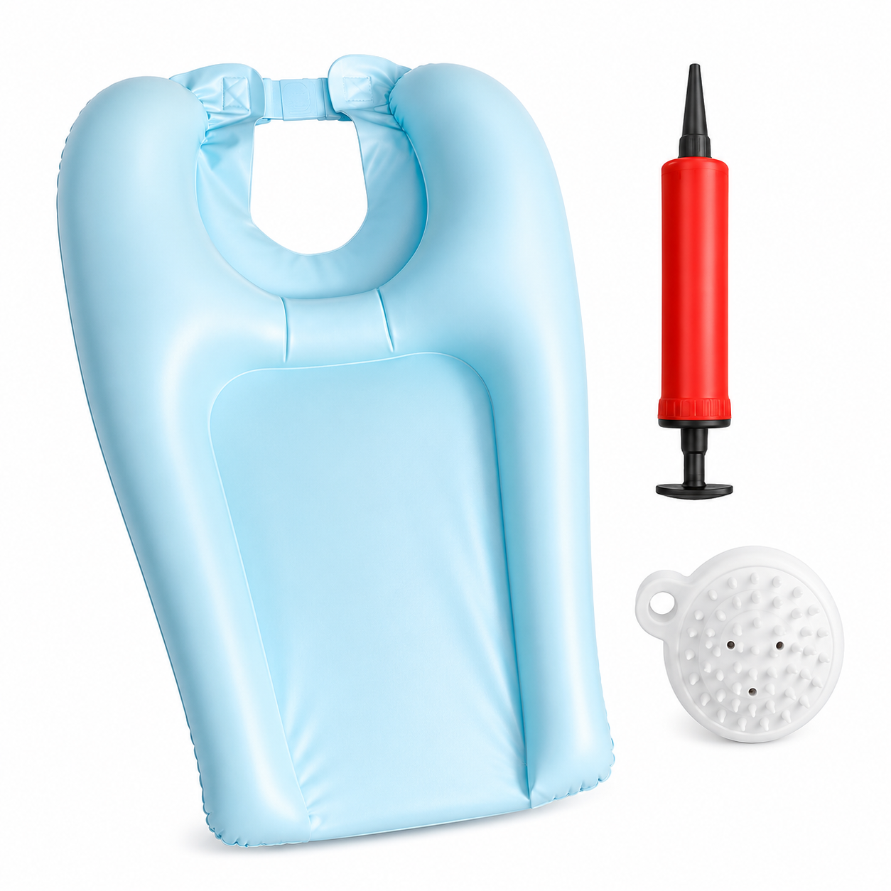 Foldable Inflatable Shampoo Pillow For Home Use